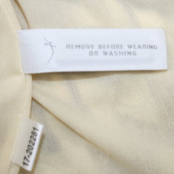 ANN TAYLOR LOFT Dress Halter Chevron Netutral Tan Yellow Midi Boho Feminine 4 - Picture 7 of 14